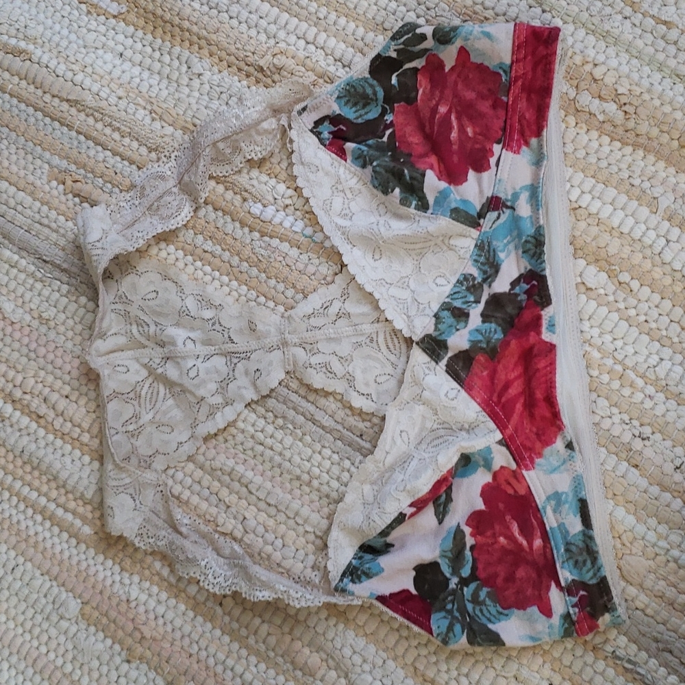 FP Intimately Galloon Racerback Bralette, M